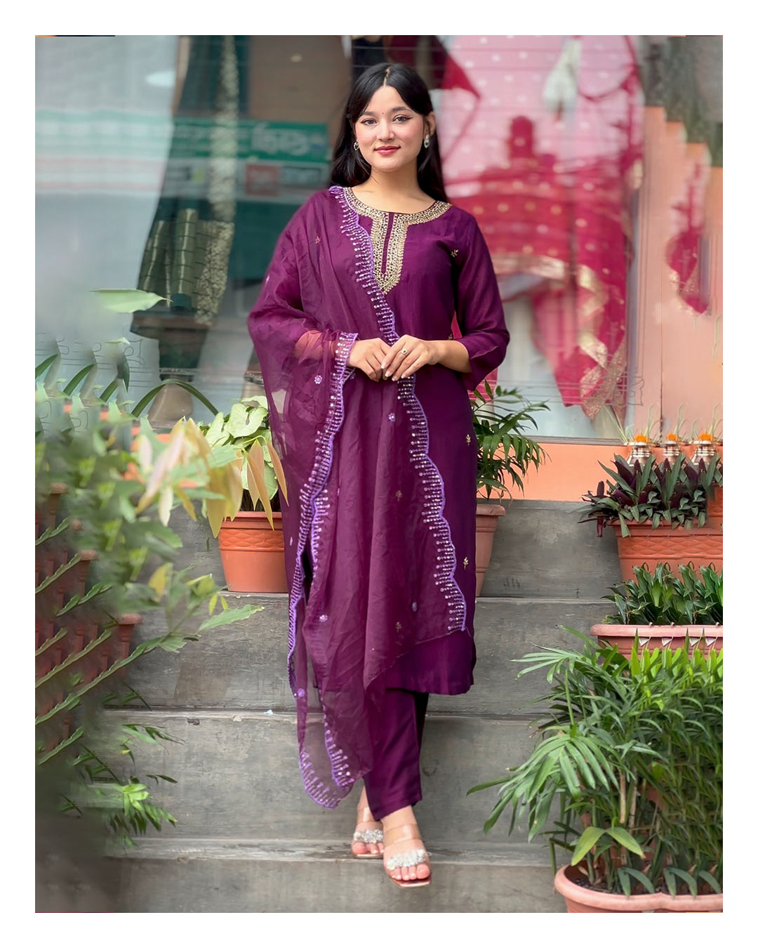 Straight Kurthi Set